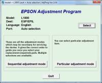 نرم افزار ریست EPSON L1800