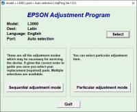 نرم افزار ریست EPSON L3060