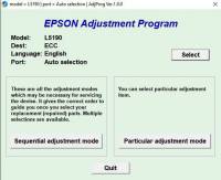 نرم افزار ریست EPSON L5190